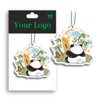 Cadeaux promotionnels en gros, logo personnalisé, parfum longue durée, diffuseur d'air suspendu, différents parfums, diffuseur d'air pour voiture en papier