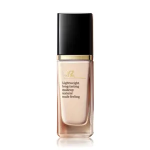 Own Brand Make up Lighting Liquid Foundation Manufacturer Stock Vegan Whitening Foundation New Best Natural Dark Female 30ml