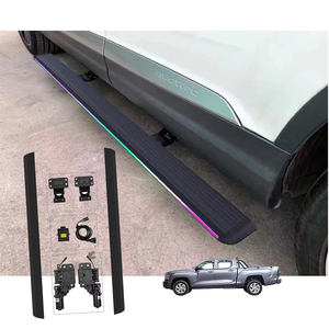 Estribo Lateral Deportivo Eléctrico de Aleación de Aluminio con Luz LED, Sin Perforación, Universal para <span class=keywords><strong>4X4</strong></span> Land Cruiser, Highlander, Tacoma, Hilux, Rocco - Product Image 2