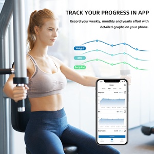 Welly — <span class=keywords><strong>Balance</strong></span> intelligente, Composition polyester et grand VA LCD, moniteur <span class=keywords><strong>de</strong></span> <span class=keywords><strong>graisse</strong></span> corporelle, avec suivi <span class=keywords><strong>de</strong></span> fréquence cardiaque et équilibre corporel - Product Image 6