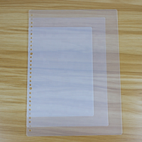 Carnet de notes scolaire/de bureau personnalisé en PP écologique avec couverture givrée pour formats A4/A5/A6 avec feuilles en plastique, marque Canhao, prix d'usine