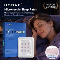 Patch d'aide au sommeil à action rapide avec micro-aiguilles dissolvables pour une routine de bien-être nocturne