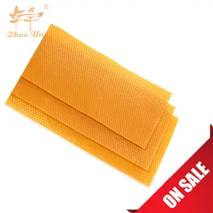 Foglio di Cera d'Api Organica Naturale Pura Gialla e Bianca, Nuovo Certificato ISO, Zorue 1kg, Garanzia di 6 Mesi per Apicoltura - Product Image 1