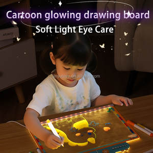 Nouvel arrivage de modèles de dessins animés double face de grande taille planche à <span class=keywords><strong>dessin</strong></span> transparente lumineuse pour enfants planche à <span class=keywords><strong>dessin</strong></span> lumineuse pour enfants - Product Image 2