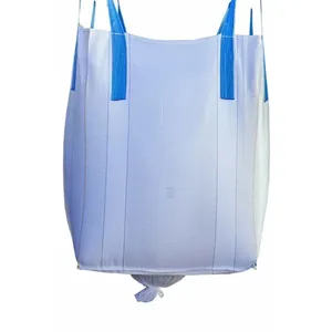 Nhà Máy bán hàng trực tiếp cấp thực phẩm PP xé kháng Spout chéo góc Vòng 1 tấn fibc Lớn Jumbo số lượng lớn túi siêu Bao xây dựng - Product Image 1
