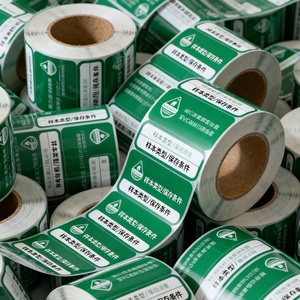 Etiquetas Adhesivas Térmicas Impermeables Personalizadas en Rollo, Impresión de Etiquetas con Logotipo - Product Image 2