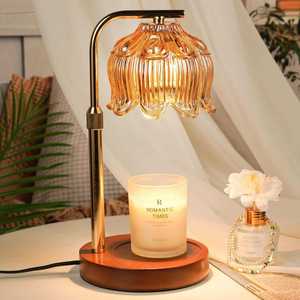 Gradient Color Customizable Electric Candle <strong>Wax</strong> Warmer Lamp With Timer Dimmer for Bedroom Aromatherapy Meditation Yoga Room - Product Image 4