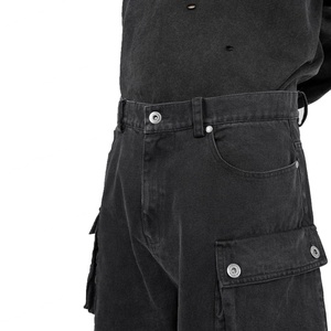 Pantalones Cargo Holgados Personalizados para Hombre, 100% Algodón, Tela de Sarga Resistente - Product Image 4