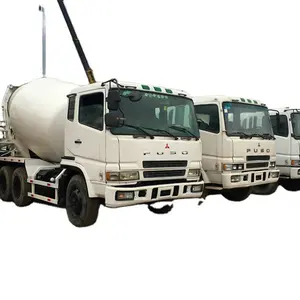 מיצובישי שני יד בטון מיקסר משאית FUSO משמש מלט מיקסר משאית מחירים מיצובישי משאית