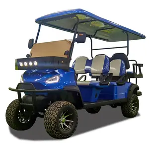 New 6 Seater Electric golf cart lifted 4KW 5KW AC Motor luxury golf buggy club car