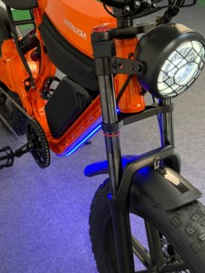 Bicicleta Eléctrica Todoterreno Recargable de 7 Velocidades con Batería de Litio, Llantas Gruesas de 20 Pulgadas, Motor sin Escobillas, para Desplazamientos Urbanos, Precio Económico - Product Image 3