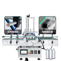 Machine doseuse de remplissage de bouteilles d'eau d'huile essentielle de bureau automatique 4 têtes pompe détergent Sauce soja Vinger jus boisson