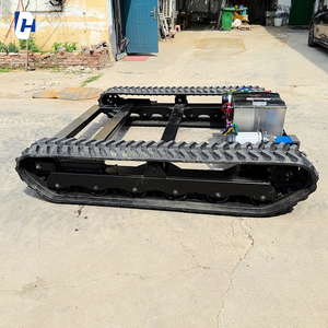 Su misura 2000KG-5000KG in acciaio pesante telaio pista telaio in gomma pista telaio Robot telecomando - Product Image 3