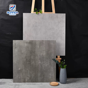 Baldosas <span class=keywords><strong>de</strong></span> <span class=keywords><strong>Porcelana</strong></span> Mate Antideslizantes <span class=keywords><strong>de</strong></span> Alta Calidad, 600x600mm, Diseño Gris Cemento, Aspecto Rústico, para Exteriores e Interiores - Product Image 1
