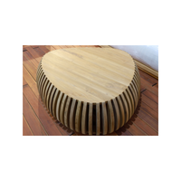 Table basse KAG TAB53 Harmony - Bois de teck, design moderne, durable et sophistiqué, meubles de salon