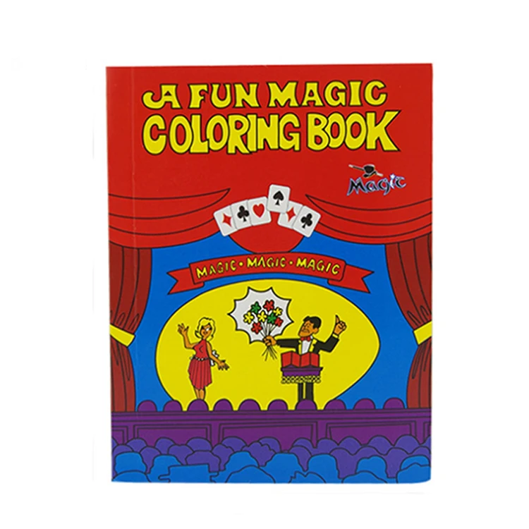 Игрушечная Магическая книжка-раскраска desall размер, реквизит, Волшебная книга для фокусов для детей