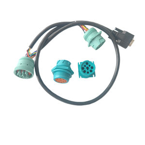 <span class=keywords><strong>9</strong></span>ขาชายหญิง Deutsch รอบเชื่อมต่อ J1939ปลั๊ก <span class=keywords><strong>HD10</strong></span>-<span class=keywords><strong>9</strong></span>-<span class=keywords><strong>1939PE</strong></span> ยานยนต์รถบรรทุกวินิจฉัยสายไฟเทียม - Product Image 1