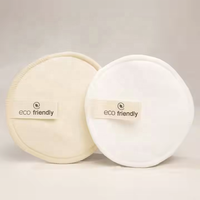 Tampons démaquillants doux pour le visage en coton et chanvre biodégradables réutilisables en coton biologique
