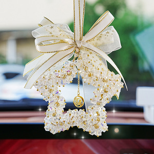 Crystal Car Pendant Cube Shape Fashion Trend Home <b>Decoration</b> BYD Applicable <b>Summer</b> Style - Product Image 1