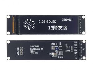 Écran <span class=keywords><strong>OLED</strong></span> YE 2.08 <span class=keywords><strong>pouces</strong></span> avec écran LCD 256*64 <span class=keywords><strong>OLED</strong></span> avec réglage des niveaux de gris et interface SPI avec haute luminosité - Product Image 2