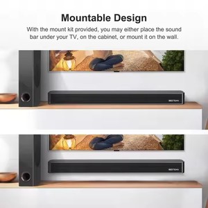 Altavoz USB <span class=keywords><strong>DE</strong></span> ASISTENCIA óptica con Control táctil Vofull 2,1 Con Subwoofer con cable Sistema inalámbrico original para cine en casa - Product Image 6