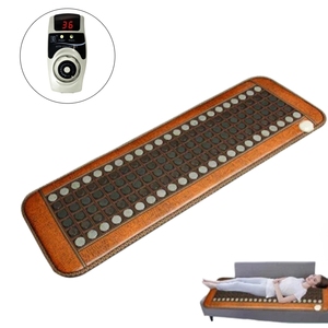 <span class=keywords><strong>Matelas</strong></span> <span class=keywords><strong>chauffant</strong></span> électrique en pierre de germanium et jade naturel 150*50CM, multifonctionnel, pour lit, canapé et yoga, avec tourmaline - Product Image 1