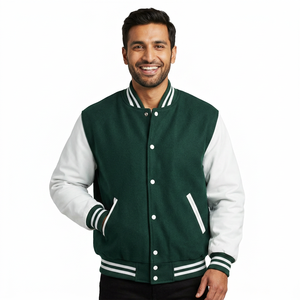 <b>high</b> quality Wool <b>Leather</b> Letterman Jackets Custom Varsity Men's Jackets CollegeBaseballjacket for men - Product Image 1