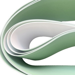 Sabuk konveyor tahan suhu tinggi kustom sabuk silikon PU tahan aus sabuk datar - Product Image 6