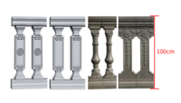 Vente directe d'usine, moules à balustres en plastique et en béton de haute qualité, différents styles, moules pour balustrades et rampes
