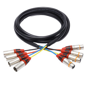 Multi-Core XLR per cavo di collegamento <span class=keywords><strong>Canon</strong></span> a 4 vie di illuminazione da palcoscenico segnale Audio in PVC giacca Multi-canale cavo Audio - Product Image 2