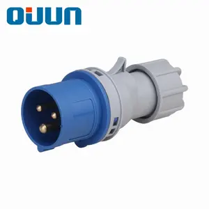 Single Phase Caravan Plug Industrial Plugs 3 Pin Socket Plug OEM 16a 250v Thailand Nylon IP54 6h CE IP55 3P 2P+E 16A 240V CN;ZHE