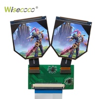 Módulo LCD de Alta Resolución (1600x1600) de 2.1 Pulgadas, Mipi de 24 Pines, Pantalla LCD Dual para Raspberry Pi, Pantalla de 2.1 Pulgadas para Realidad Virtual y Realidad Aumentada