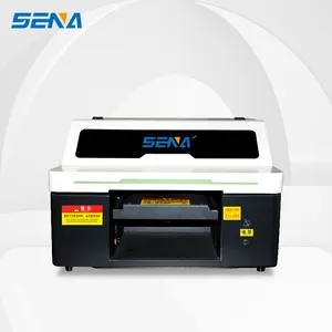 Mini impresora plana UV adecuada con placa de identificación industrial Placa de metal Artículos planos
