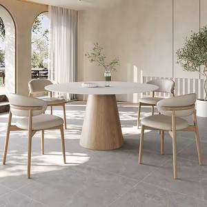 <span class=keywords><strong>Table</strong></span> à manger ronde 2024 à vendre pour salle à manger, cuisine et hôtel à prix de gros - Product Image 2