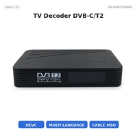 Receptor Digital DVB-C/T2 H.265 1080P CAS HD USB AV para Usuarios Domésticos ERI-DVBCT2HD006 8MB