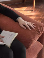 Luxuriöser Italienischer Mid-Century Ästhetik-Sessel mit Gefalteten Armlehnen, Premium PU-Leder Einzelsessel, Moderner Maßgefertigter Sitzkomfort für Wohnzimmer
