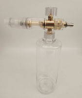 NBT Factory Wholesale 1L Canon à mousse entièrement transparent Pot portable pour le nettoyage de la voiture et lance à neige inclus