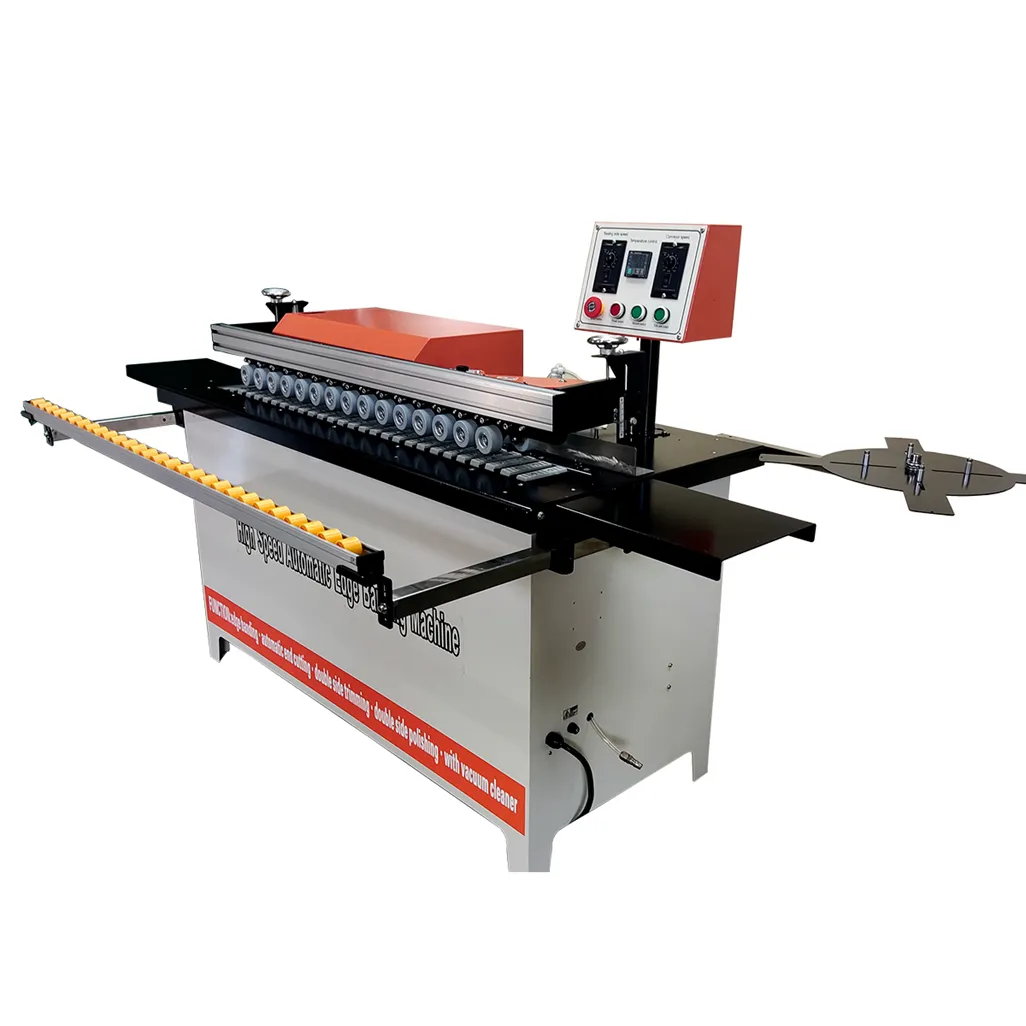 USA popular automatic edge banding machine heat press machines with edge banding trimming pulishing and end cutting