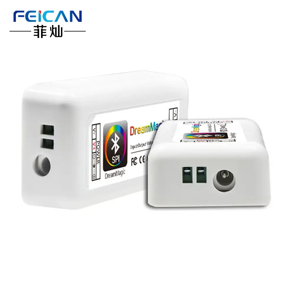 SPI Pintar Baru Pengontrol Bluetooth LED untuk RGB IC Piksel Lampu WS2801WS2811 LDP6803 WS2812B Kontrol Aplikasi Feican
