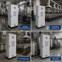 Caja de Distribución Eléctrica Multimotor Confiable con Interruptor Siemens para Líneas de Galvanoplastia