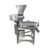Commerciële spiraalpers voor fruitverwerkingsbedrijven & gember/wortelsapmachine motor 220V hoge productiviteit fabrieks prijs