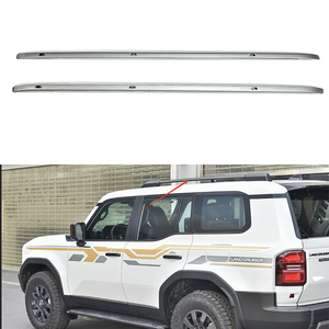 Luxesoem cho Toyota Prado 2024 chất lượng cao Hành Lý Giá bìa Bạc <span class=keywords><strong>Roof</strong></span> Rack Bìa hành lý giá bọc bìa - Product Image 1