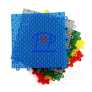 Portable Modern Pickleball Court Floor <b>Tiles</b> PP Click Interlocking Eco-Friendly Waterproof Outdoor Volleyball Basketball - Product Image 4