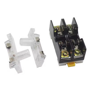 6X30mm 220V 유리 퓨즈 홀더 FS-101 FS102 FS103 딘 레일 마운트 단극 6*30 퓨즈 케이싱 10A - Product Image 3