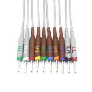 GE-<strong>Marquete</strong> Compatible MAC Series 3.5m Fixed One-Piece EKG Cable Needle Direct-Connect 10 Leads AHA/IEC - Product Image 5