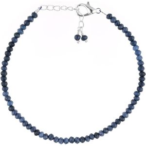 GEMKORA Blue Quartz Faceted <b>Beads</b> <b>Bracelet</b> For Women Gift Jewelry - Product Image 1