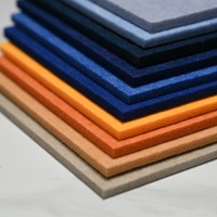 Panneau acoustique en fibre de polyester, feutre acoustique PET, résistant à l'humidité, écologique, absorption acoustique hautement efficace pour studio