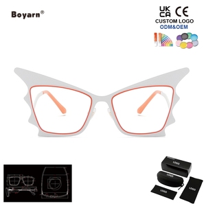 <span class=keywords><strong>Gafas</strong></span> de Prescripción para Miopía Boyarn para <span class=keywords><strong>Mujer</strong></span>, <span class=keywords><strong>Gafas</strong></span> de <span class=keywords><strong>Lectura</strong></span> para Hipermetropía, <span class=keywords><strong>Gafas</strong></span> con Protección Anti Luz Azul, Montura de <span class=keywords><strong>Gafas</strong></span> Ópticas Estilo Ojo de Gato - Product Image 5