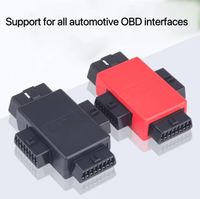 Adaptor Auto OBD 2 Satu-Ke-Dua dengan Splitter 16-Core dan Kabel Harness PVC 16 PIN Plug serta Kabel Ekstensi OBD untuk Penggunaan Mobil