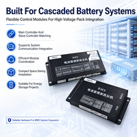 Sistema de Gestión de Baterías en Cascada de Alto Voltaje 112S, Banco de Energía PCBA EC-HV-MC1+EC-HV-SC6+Pantalla LCD de 4.3 Pulgadas CAN RS485
